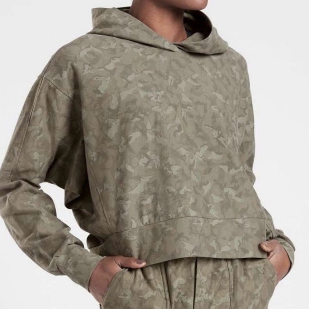 Athleta Farallon Printed Camouflage Hoodie